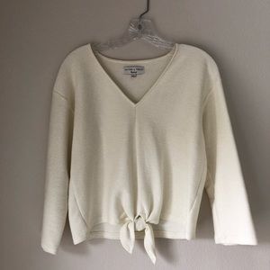 Cream Textured Top - Madewell
